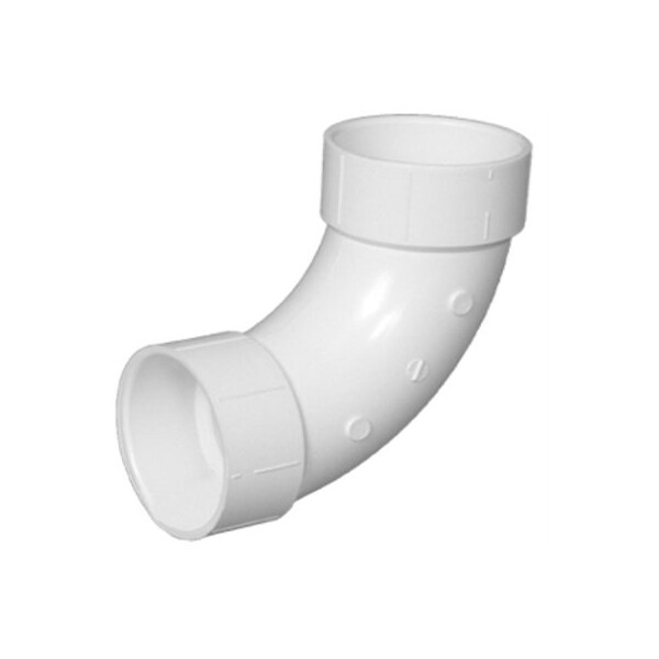 Charlotte Pipe And Foundry 2 DWV Long Sweep Elbow PVC 00304 0800HA - main